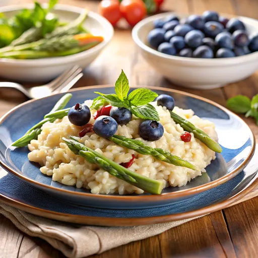 Jagodowe Risotto z Warzywami